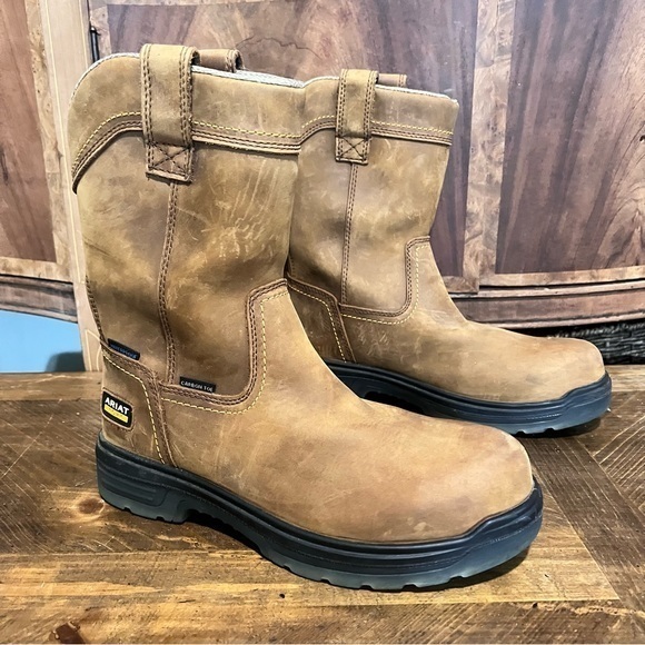 Ariat Other - Ariat Work Men's Turbo Pull on H2O/CT Size 8.5 D Waterproof Carbon Toe